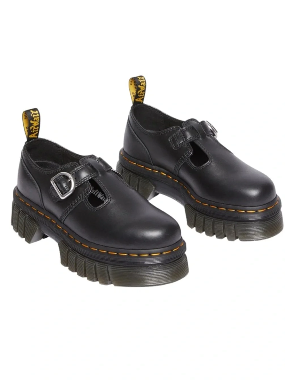Dr. Martens AUDRICK NAPPA LUX PLATFORM MARY JANE SHOES